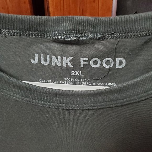 Junkfood S/S Graphic Tee Gray 2XL - Picture 2 of 3